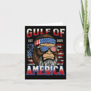 Carte Golfe des États-Unis Trump Funny Bigfoot Mexique P