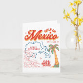 Carte Golfe du Mexique (Fleur jaune)