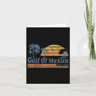 Carte Golfe Du Mexique Depuis 1672 Plage Retro Vintage