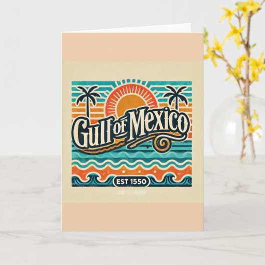 Carte Golfe du Mexique Env 1550 (Fleur jaune)