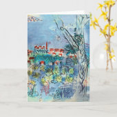 Carte Golfe-Juan | Raoul Dufy (Fleur jaune)