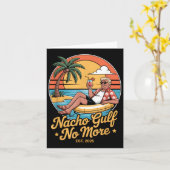 Carte Golfe Nacho plus de vacances drôles de Trump 2025  (Fleur jaune)