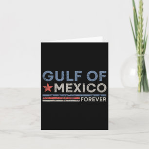 Carte Golfe vintage Du Mexique Pour Toujours