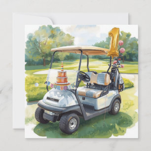 Carte Golfeur de 1 an golfeur de premier anniversaire