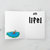 Carte Golfeur en colère (Intérieur)