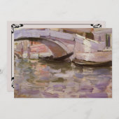 Carte Gondolas de John Singer Sargent, Impressionnisme A (Devant / Derrière)