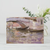 Carte Gondolas de John Singer Sargent, Impressionnisme A (Debout devant)