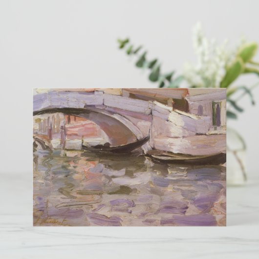 Carte Gondolas de John Singer Sargent, Impressionnisme A (Debout devant)