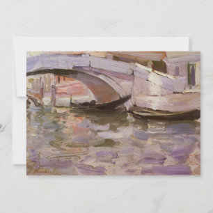 Carte Gondoles par John Singer Sargent, Art Impressionni