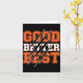 Carte Good Better Funny Motivational  (Fleur jaune)