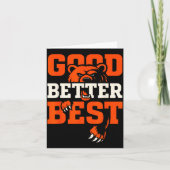 Carte Good Better Never Let It Rest Motivation Bear  (Devant)