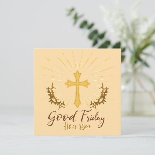 Carte Good Friday (Debout devant)