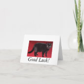 Carte Good Luck cat (Devant)