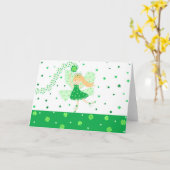 Carte Good Luck Fairy (Fleur jaune)