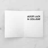Carte Good Luck From The Fool (Intérieur)