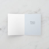 Carte Good Luck texte personnalisé intelligent chouette  (Intérieur)