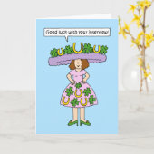 Carte Good Luck with Your (Fleur jaune)