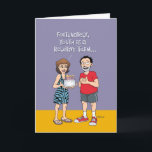 Carte Good News, Bad News 50th Birthday<br><div class="desc">Funny 50th Birthday Greeting Card for a man hitting youth's milestone barrier</div>