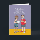 Carte Good News, Bad News 50th Birthday<br><div class="desc">Funny 50th Birthday Greeting Card for a man hitting youth's milestone barrier</div>