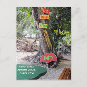 Carte Good Vibes Rasta Bar Puerto Viejo Costa Rica