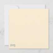 Carte Good Vibes Seulement Positif Plutôt Orange Floral (Dos)