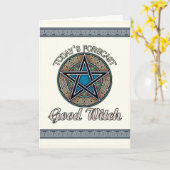 Carte Good witch Greeting (Fleur jaune)