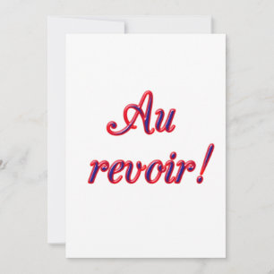 Carte Goodbye