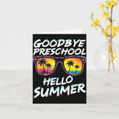 Carte Goodbye Preschool Graduation Tee Teachers Kids Hel (Fleur jaune)