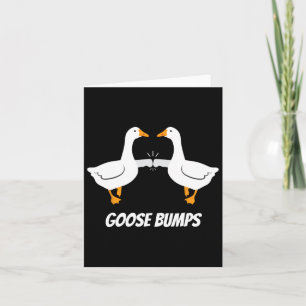 Carte Goose Bumps Humoristique Conception De Pun Pour Pa
