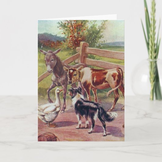 Carte Goose Gris Avec Tous Ses Amis (Devant)