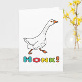 Carte Goose Honk (Fleur jaune)