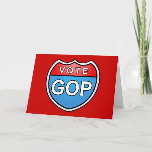 Carte GOP de vote (Devant)