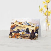 Carte Gorbatov - Jérusalem 2, peinture d'art (Fleur jaune)