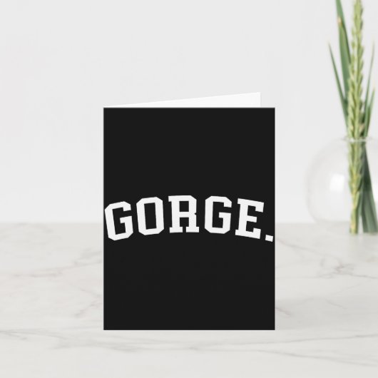 Carte Gorge (Devant)