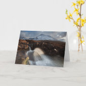 Carte Gorge fragile. Piscine féerique (Fleur jaune)