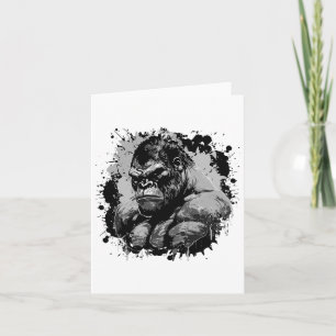 Carte Gorilla Beast Muscles entraînement Bodybuilding Bo