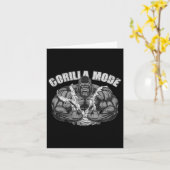 Carte Gorilla Mode Gym Ape Fitness Coach Swole Monkey (Fleur jaune)