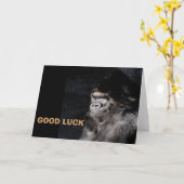 Carte Gorilla réfléchie (Fleur jaune)