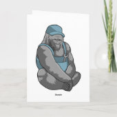 Carte Gorille artisan avec clé (Dos)