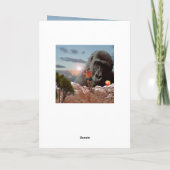 Carte Gorille avec les yeux affectueux, anniversaire (Dos)