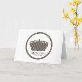 Carte Gossip Girl TV Series Crown Icon (Fleur jaune)