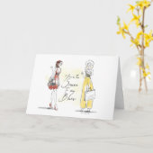 Carte Gossip Girl - Vous êtes la Serena à mon Blair (Fleur jaune)