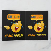 Carte GOTCHA - Poisson d'avril drôle (Intérieur)
