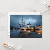 Carte Göteborg, Port de Suède (Devant/Arrière en situation)