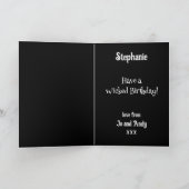 Carte Goth Bats Joyeux anniversaire (Intérieur)