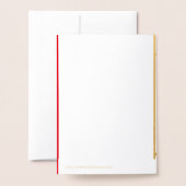 Carte Goth Foil (Derrière avec enveloppe)