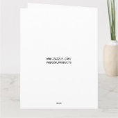 Carte GOTHC SKELETONS FÉLICITATIONS MARIAGES salutation (Dos)