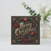 Carte gothic christmas card (Debout devant)