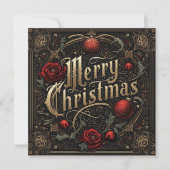 Carte gothic christmas card (Devant)