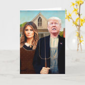 Carte Gothique américain Trumped (Fleur jaune)